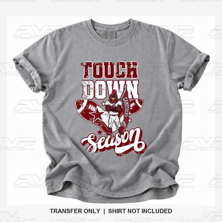 South Carolina SC Gamecoks Touchdown Season Alabama Vinyl