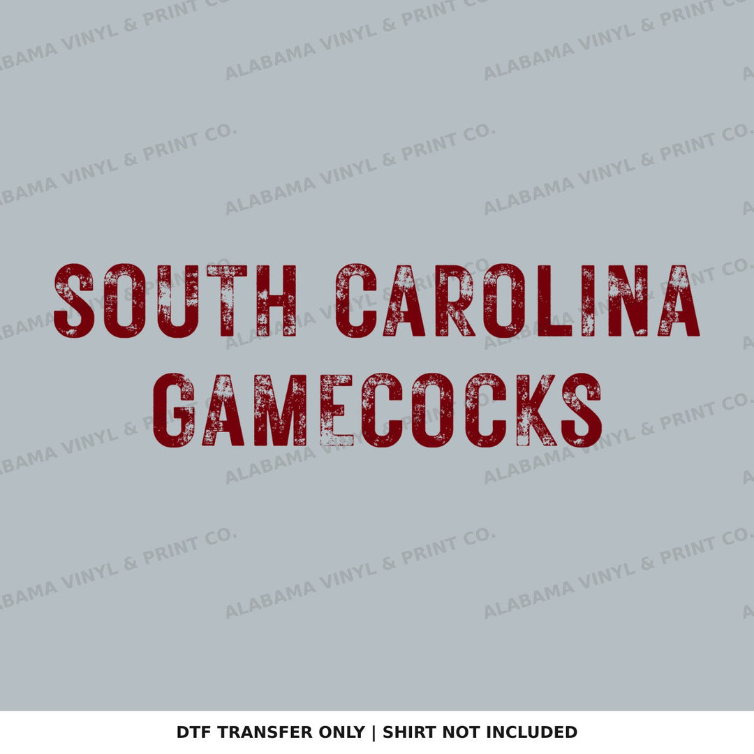 South Carolina Gamecocks Alabama Vinyl