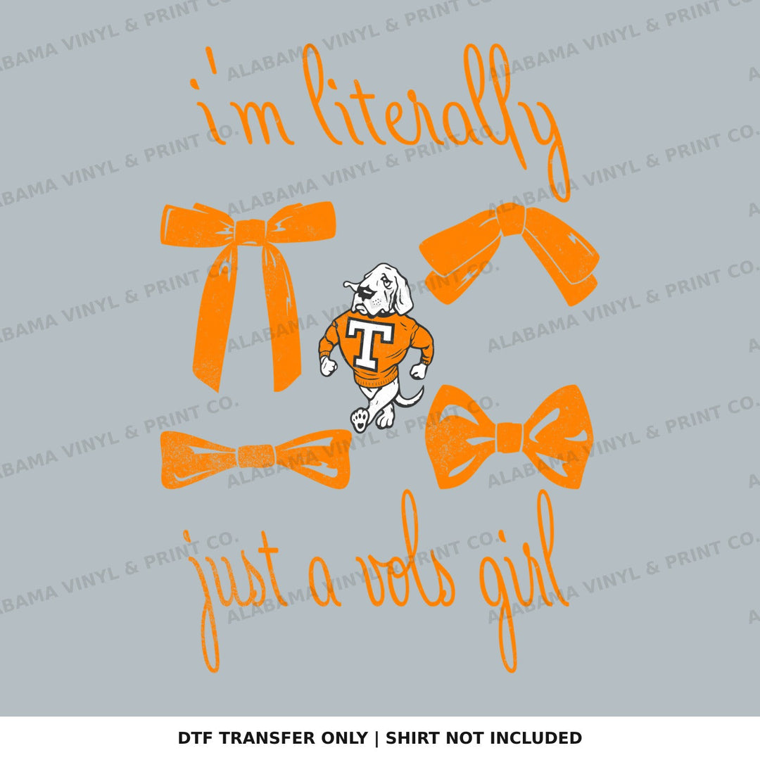 Tennessee Volunteers Girl Just A Girl Alabama Vinyl