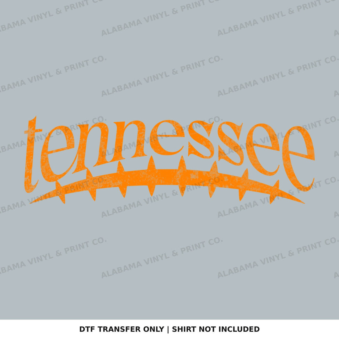 Tennessee Football Seams Alabama Vinyl