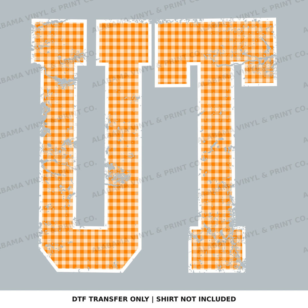 Tennessee Gingham U Alabama Vinyl