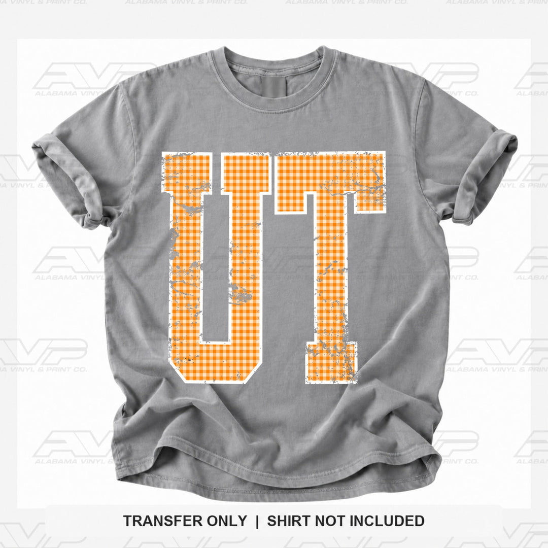 Tennessee Gingham U Alabama Vinyl