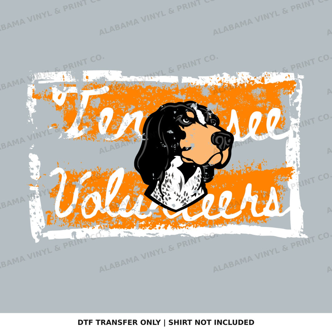 Tennessee Tattered & Torn Alabama Vinyl