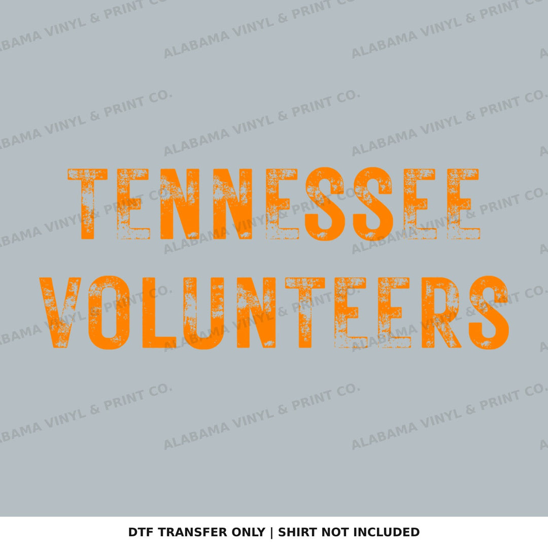 Tennessee Volunteers Alabama Vinyl