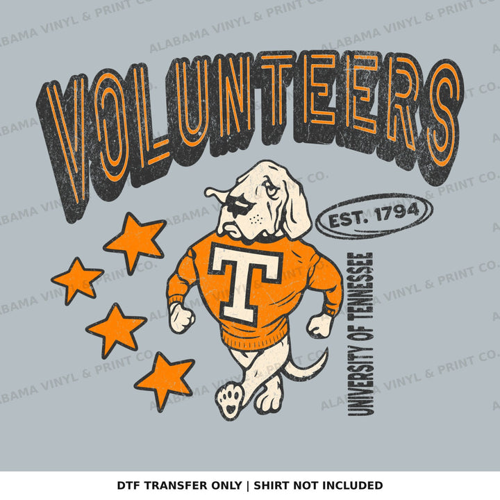 Tennessee UT Volunteers Alabama Vinyl