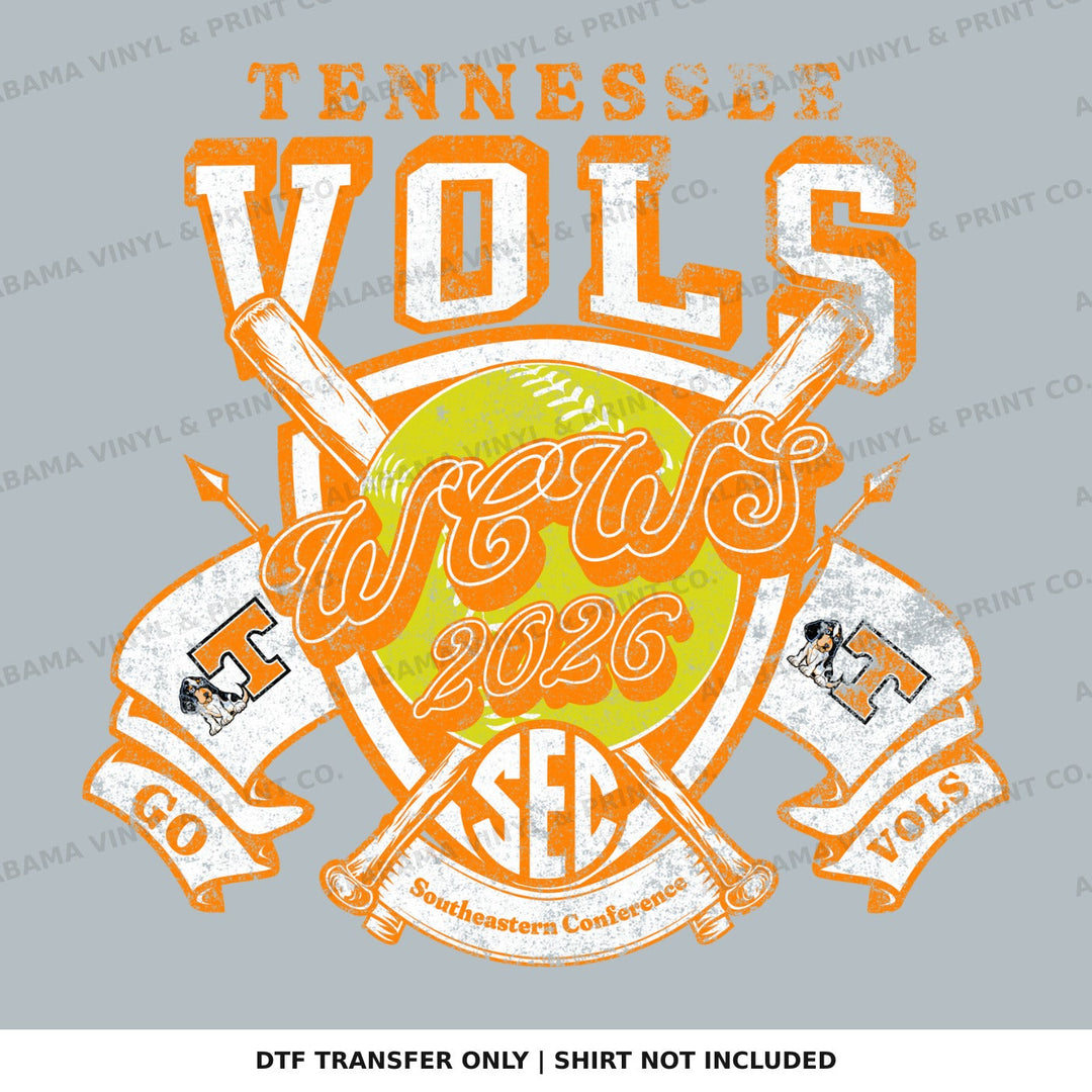 Tennessee Vols WCWS Alabama Vinyl
