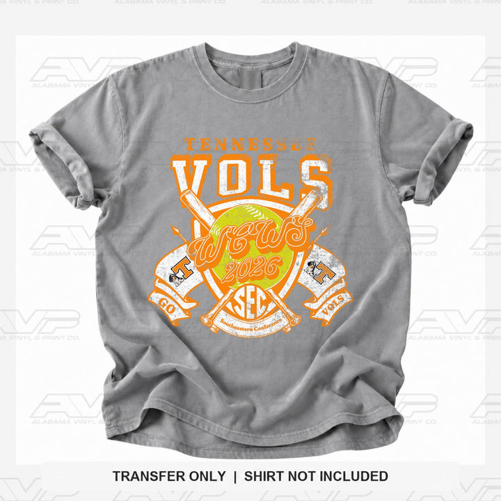 Tennessee Vols WCWS Alabama Vinyl
