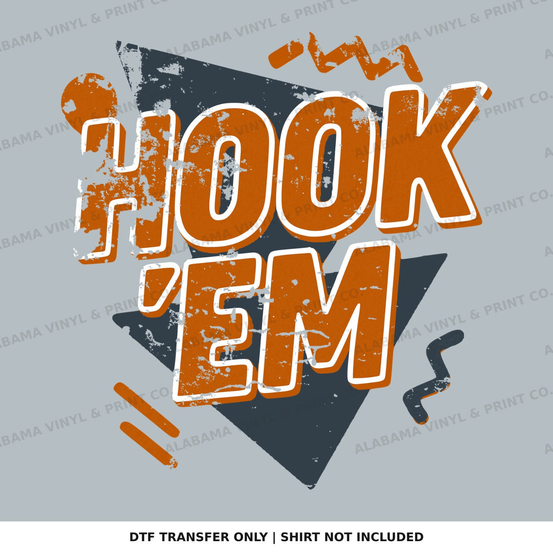Texas Hook Em 80s Retro 80’s Retro Alabama Vinyl