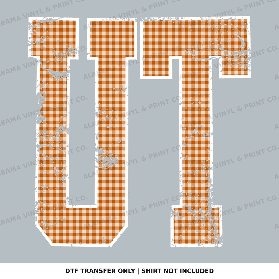 Texas Gingham U Alabama Vinyl