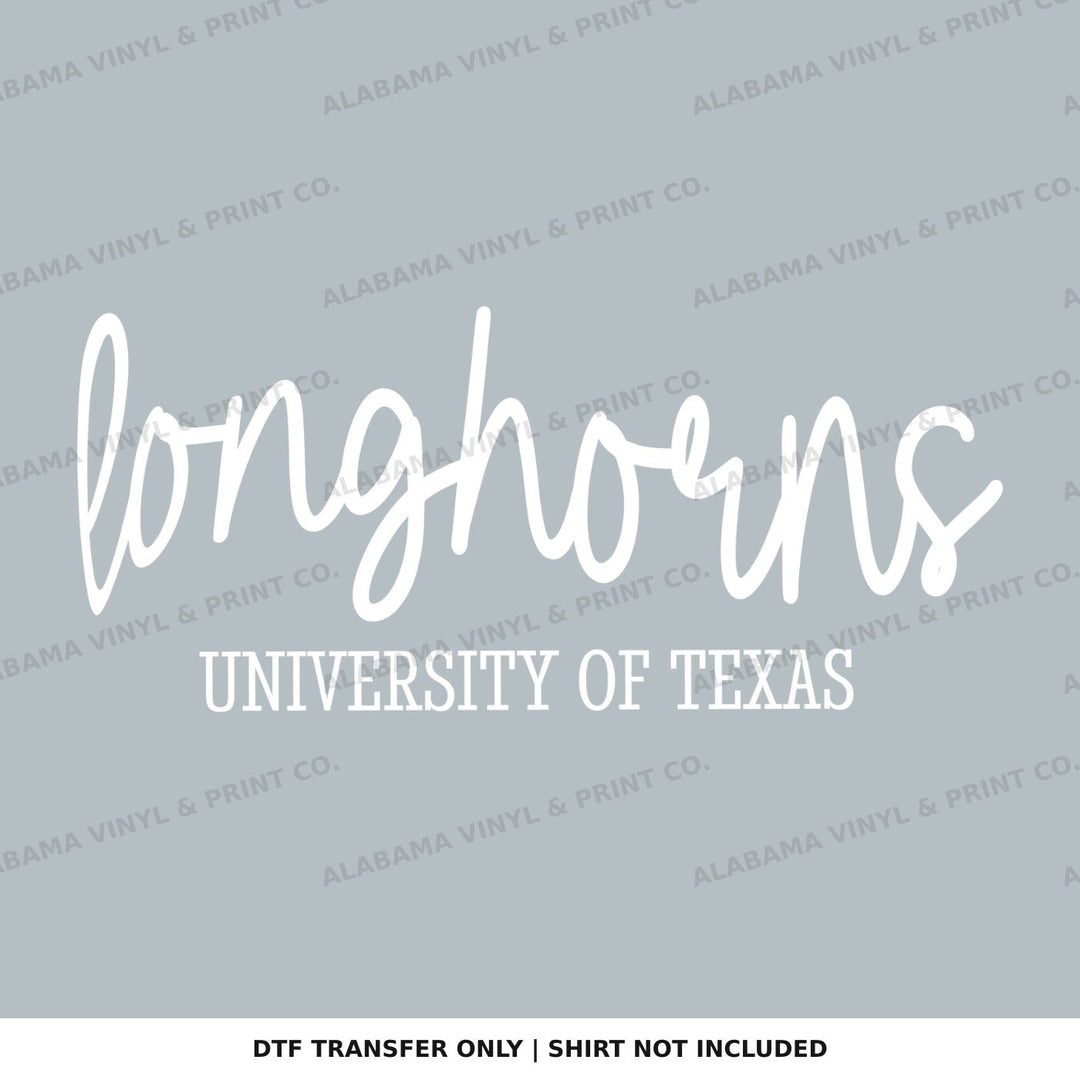 Texas Longhorns Simplicity Alabama Vinyl