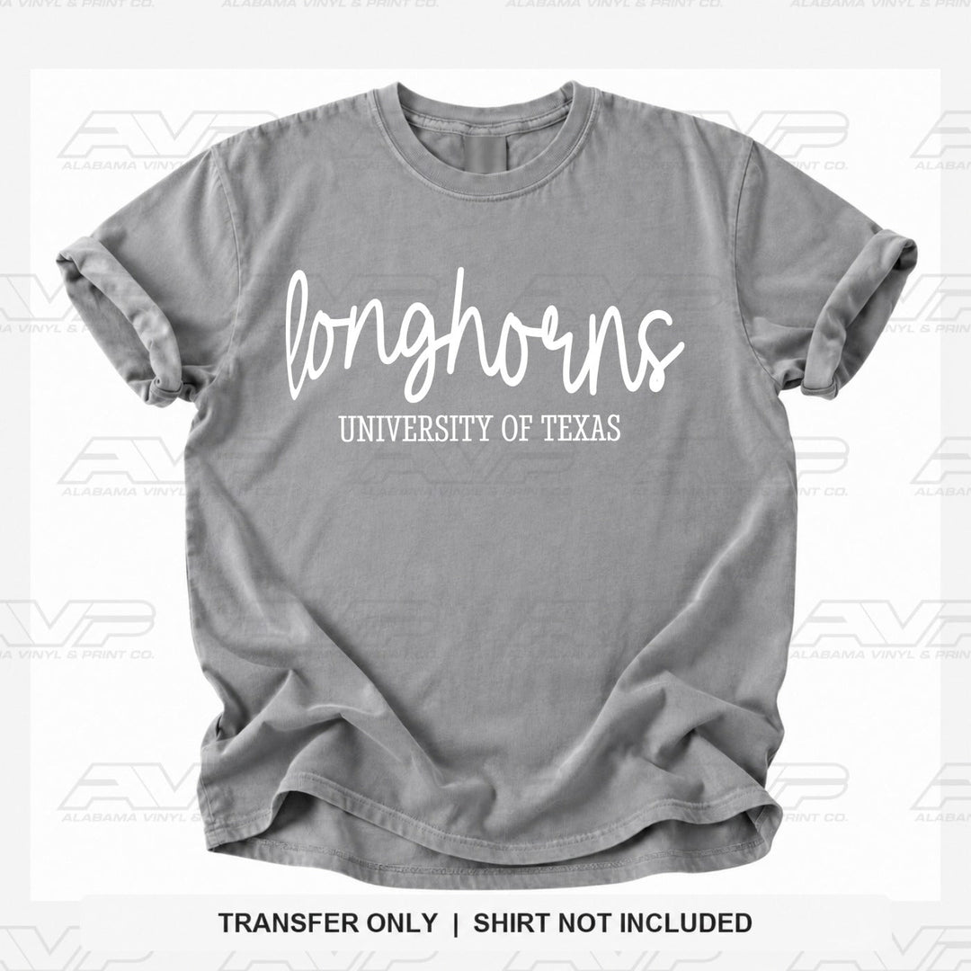 Texas Longhorns Simplicity Alabama Vinyl