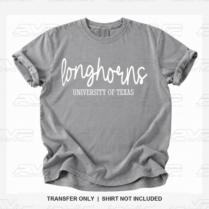 Texas Longhorns Simplicity Alabama Vinyl