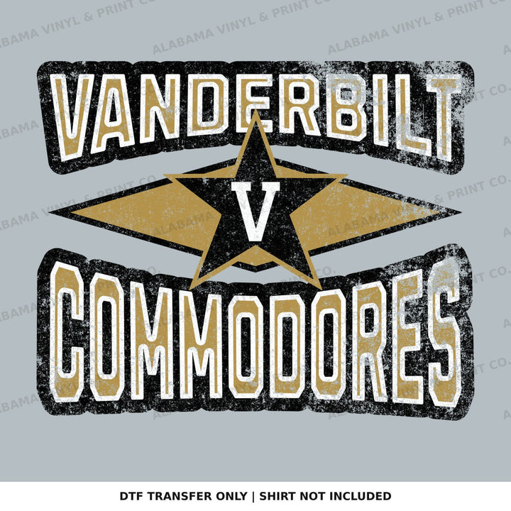 Vanderbilt Commodores Diamonds Alabama Vinyl