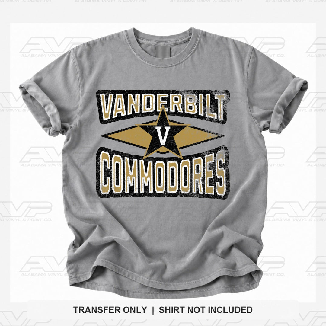 Vanderbilt Commodores Diamonds Alabama Vinyl