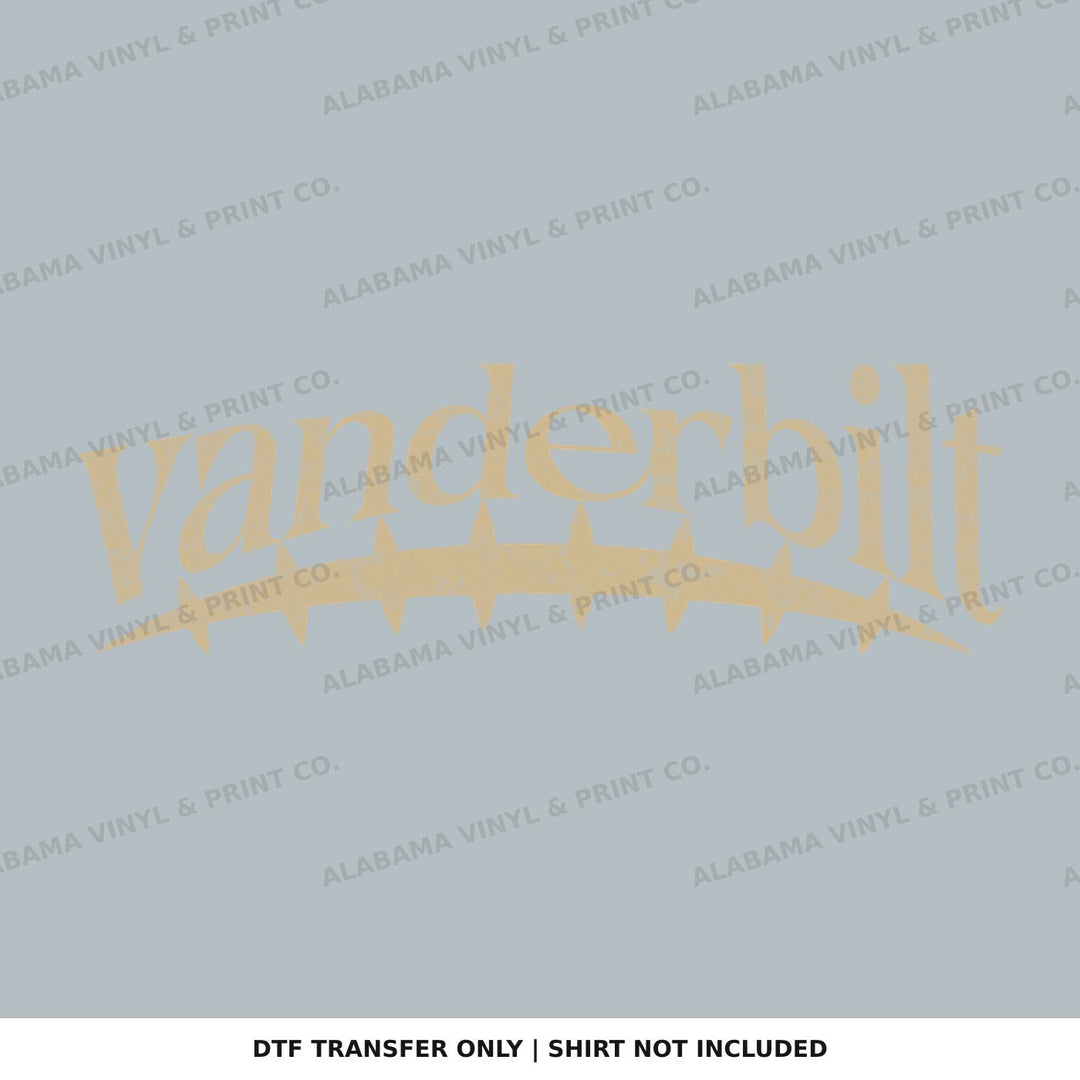 Vanderbilt Football Seams Alabama Vinyl