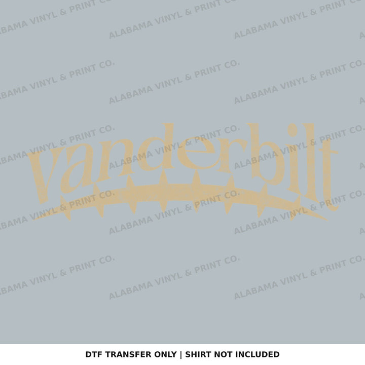 Vanderbilt Football Seams Alabama Vinyl