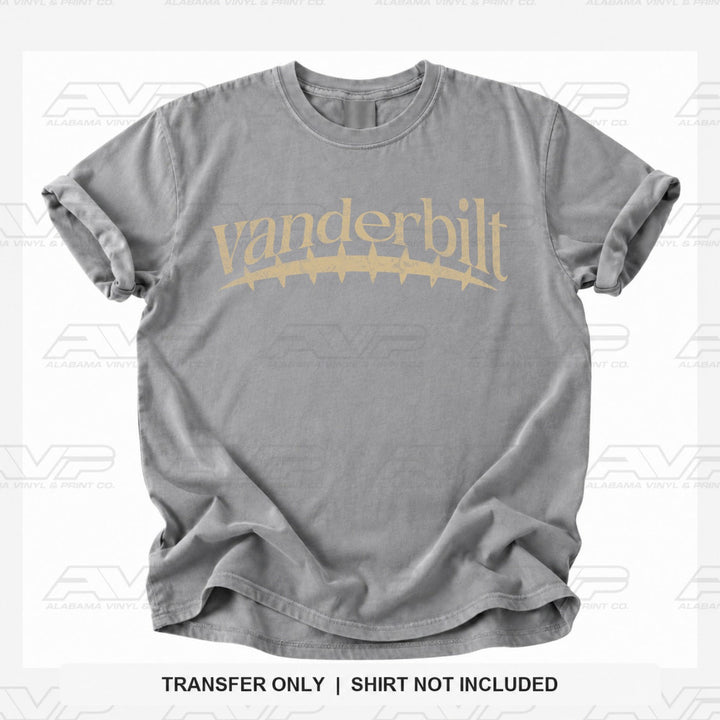 Vanderbilt Football Seams Alabama Vinyl