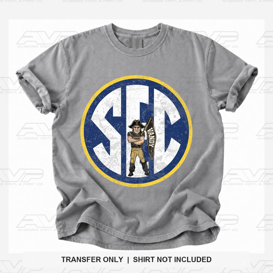 Vanderbilt SEC Vandy SEC Bundle Alabama Vinyl