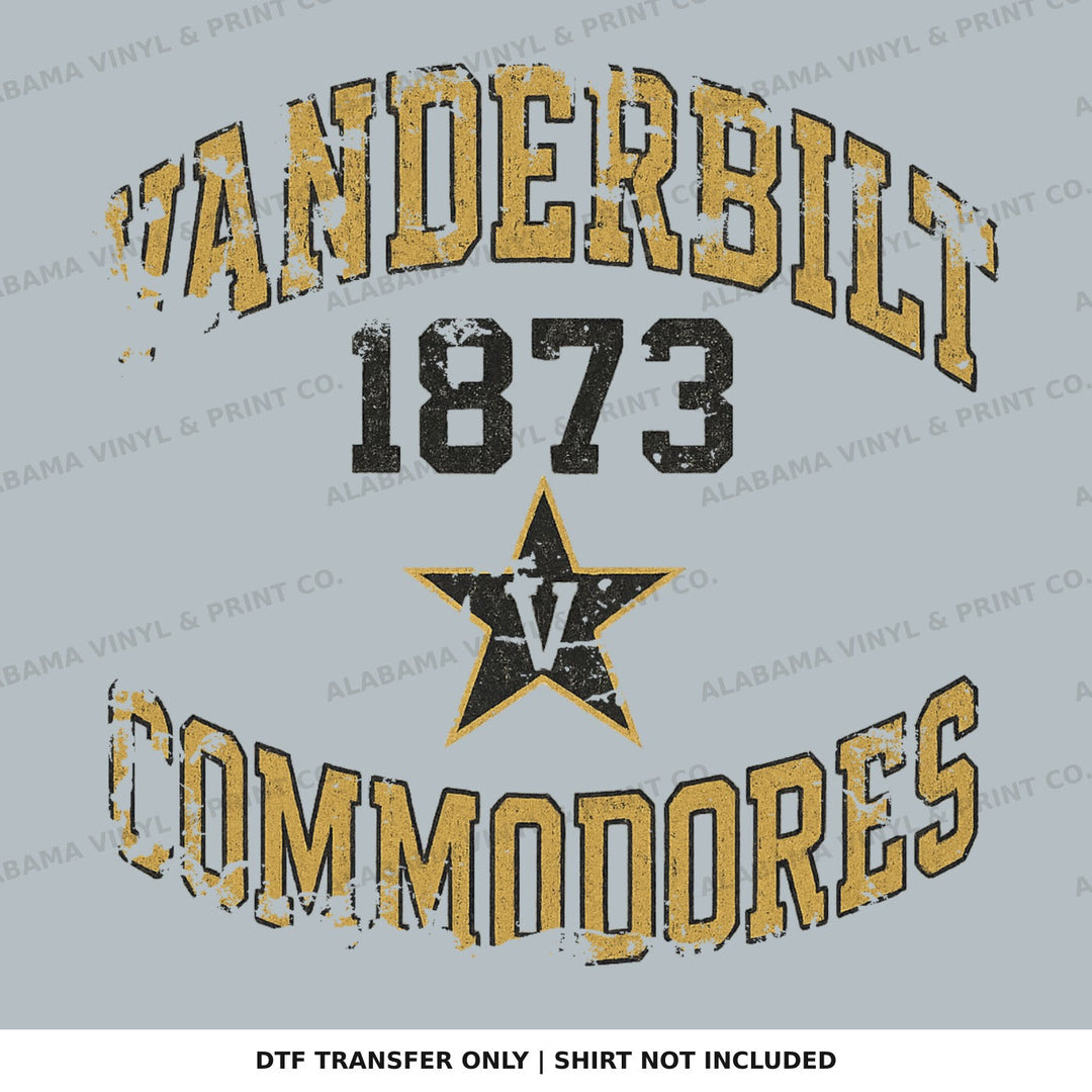 Vanderbilt Commodores 1873 Alabama Vinyl