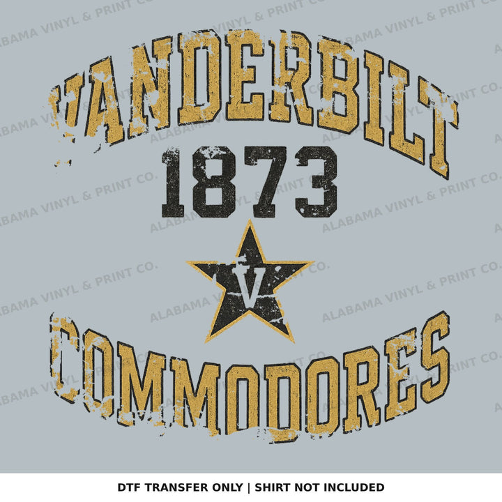 Vanderbilt Commodores 1873 Alabama Vinyl