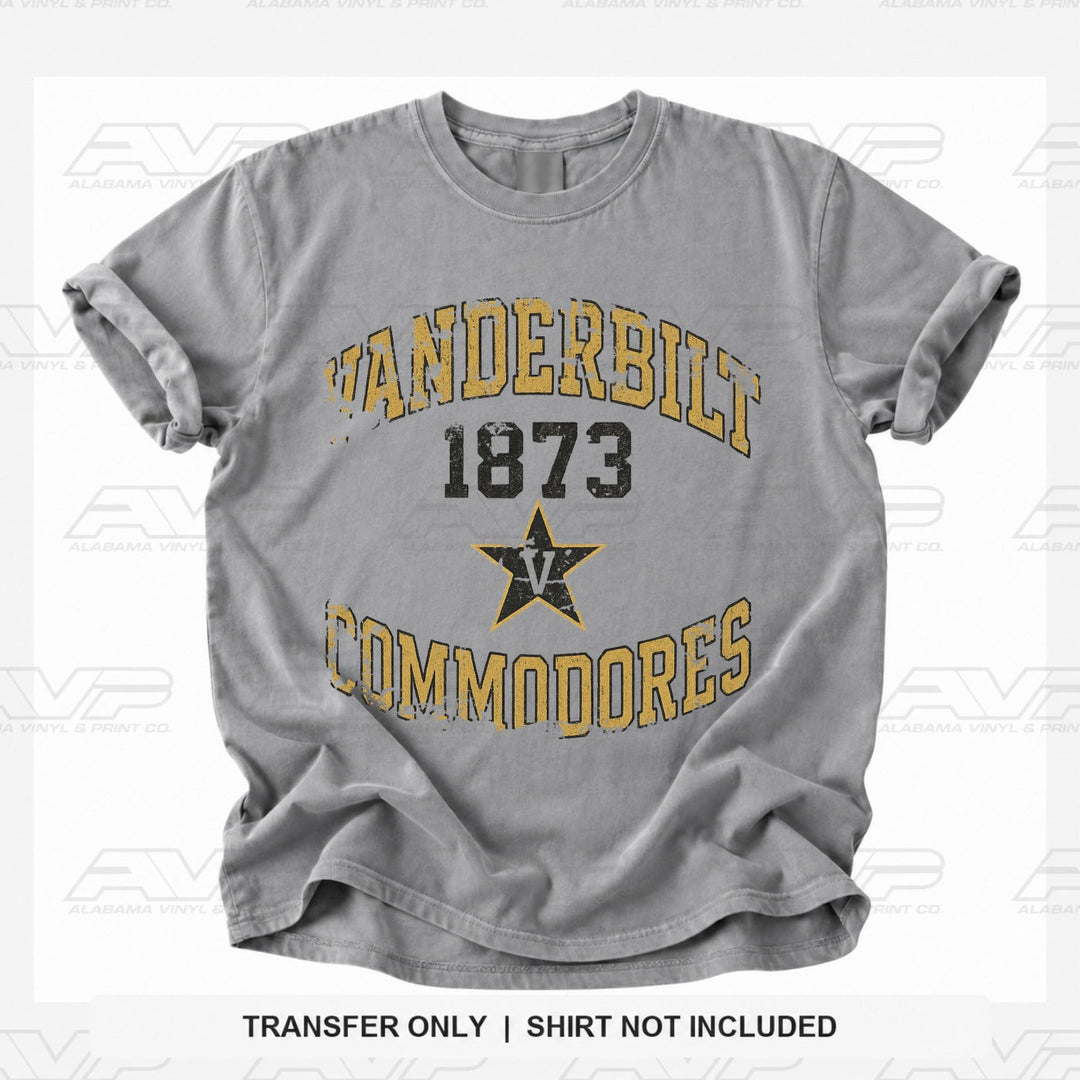 Vanderbilt Commodores 1873 Alabama Vinyl