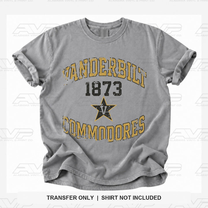 Vanderbilt Commodores 1873 Alabama Vinyl