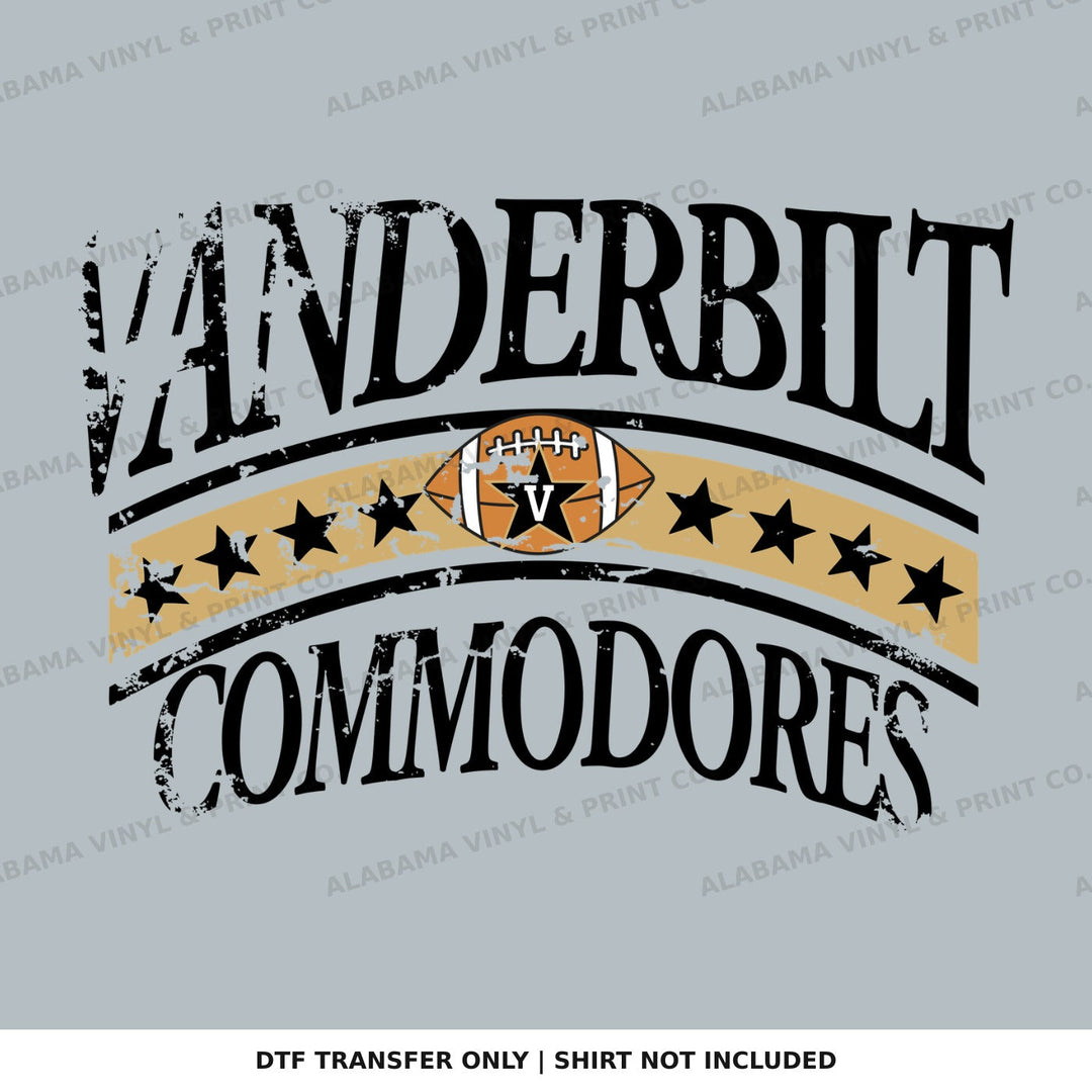 Vanderbilt Commodores FB Alabama Vinyl