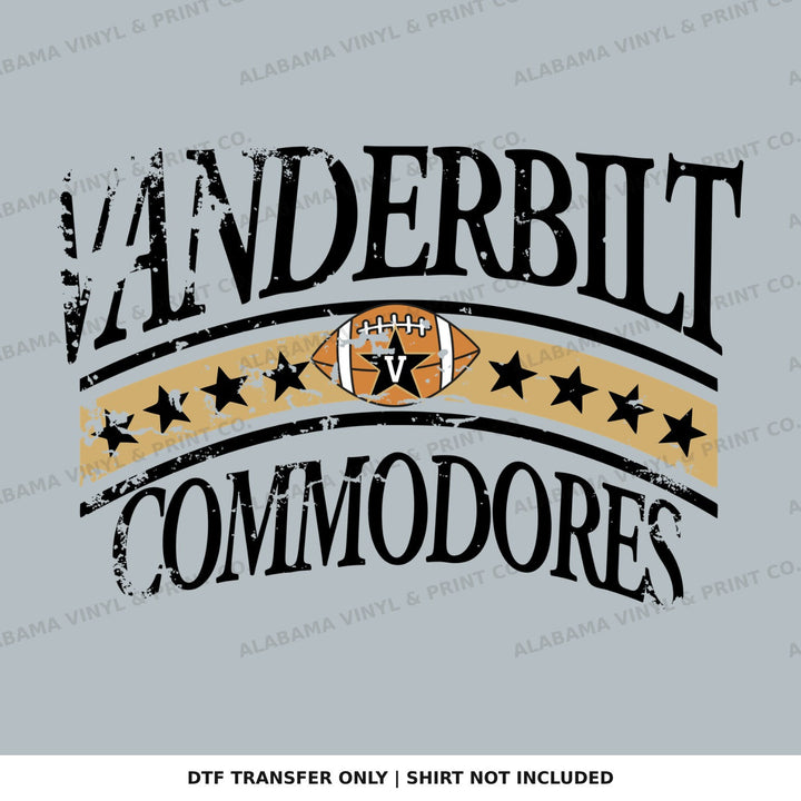 Vanderbilt Commodores FB Alabama Vinyl