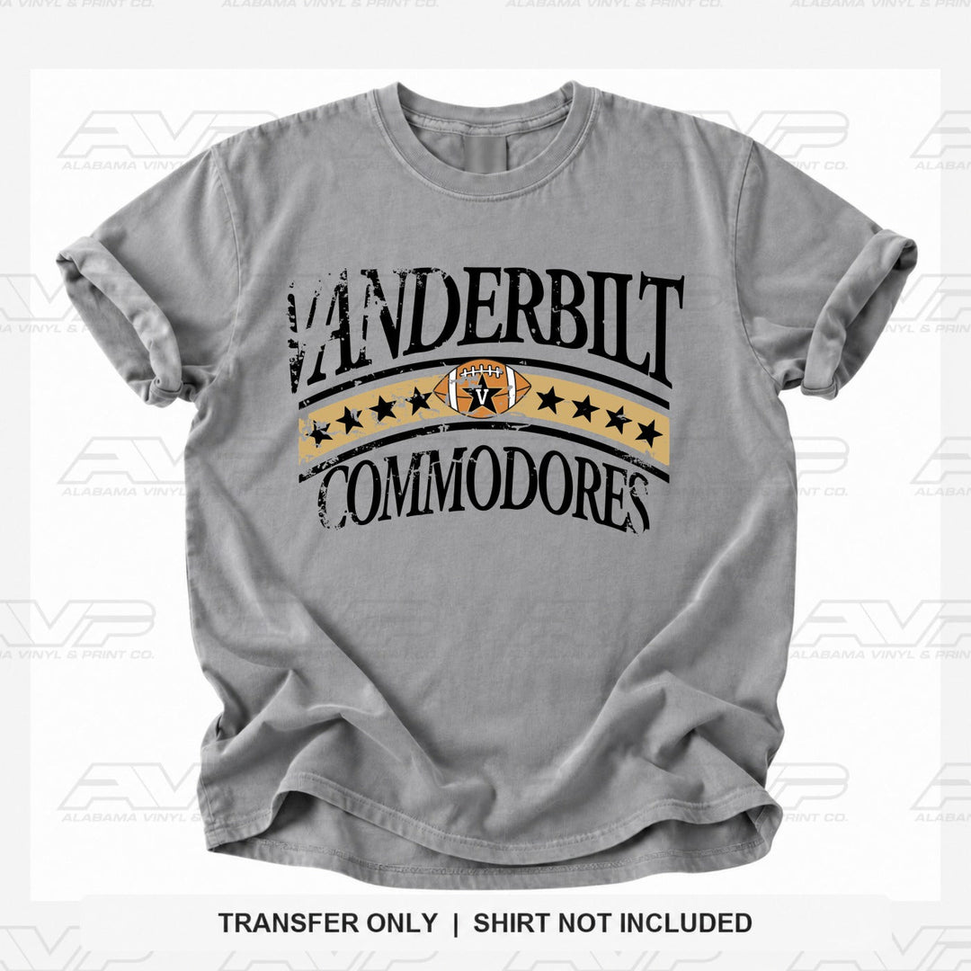Vanderbilt Commodores FB Alabama Vinyl