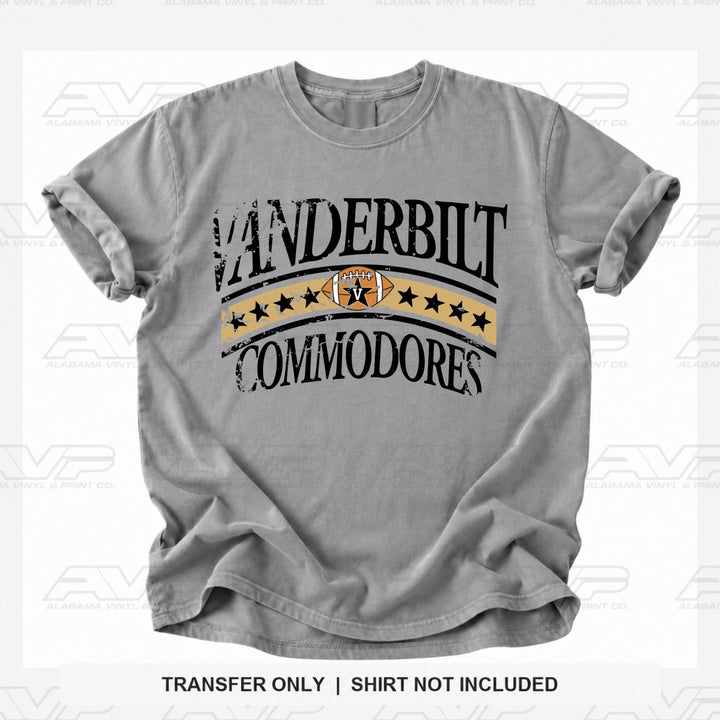 Vanderbilt Commodores FB Alabama Vinyl