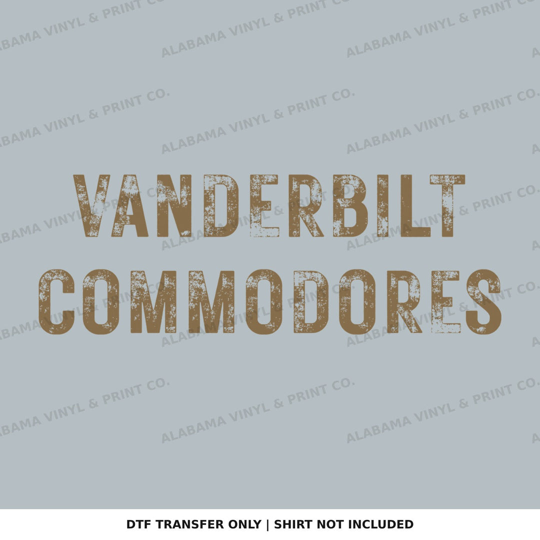 Vanderbilt Commodores Alabama Vinyl