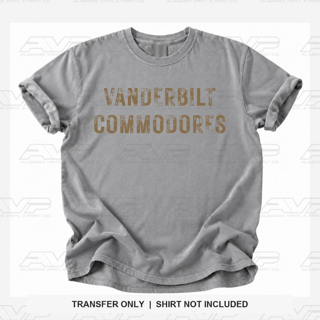 Vanderbilt Commodores Alabama Vinyl
