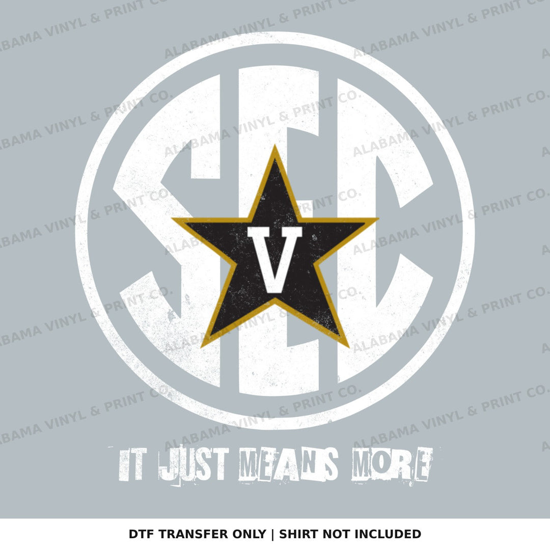 Vanderbilt SEC Alabama Vinyl