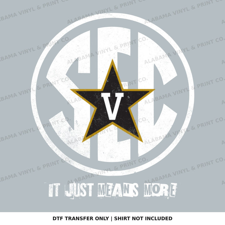Vanderbilt SEC Alabama Vinyl