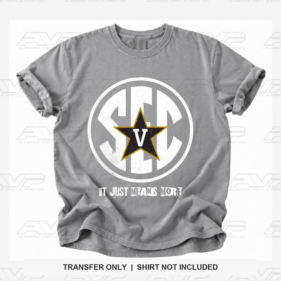 Vanderbilt SEC Alabama Vinyl