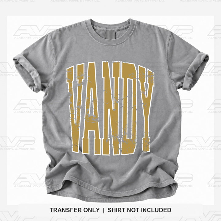 Vanderbilt Vandy Alabama Vinyl