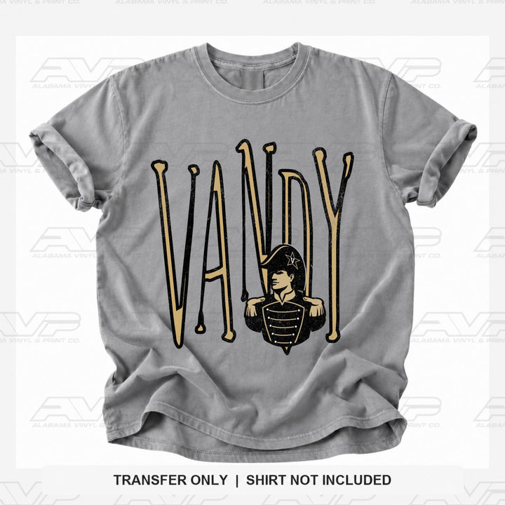 Vanderbilt Vandy Skinny Alabama Vinyl