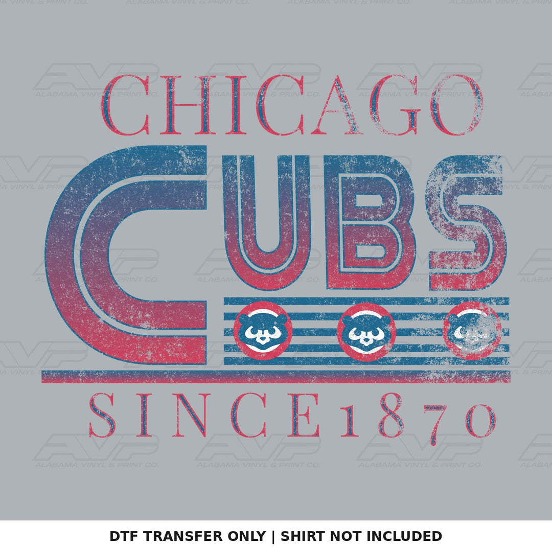 Chicago Cubs 1870 Alabama Vinyl