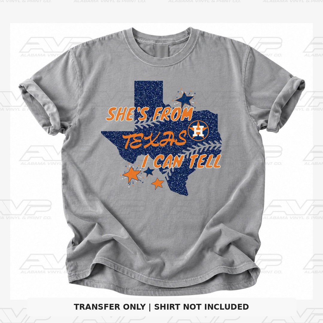Houston Astros She's From Texas Alabama Vinyl