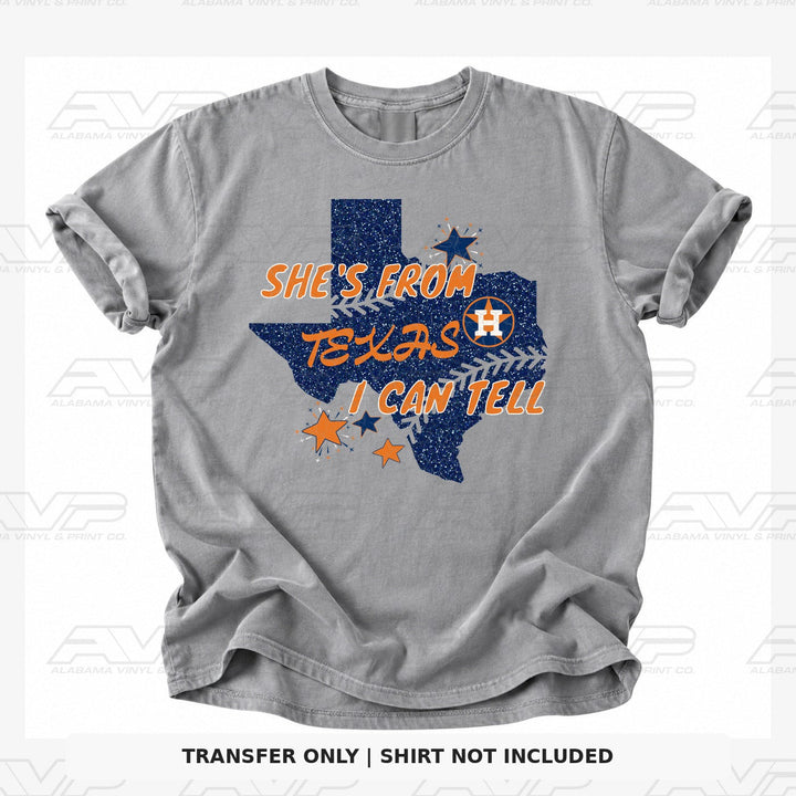 Houston Astros She's From Texas Alabama Vinyl