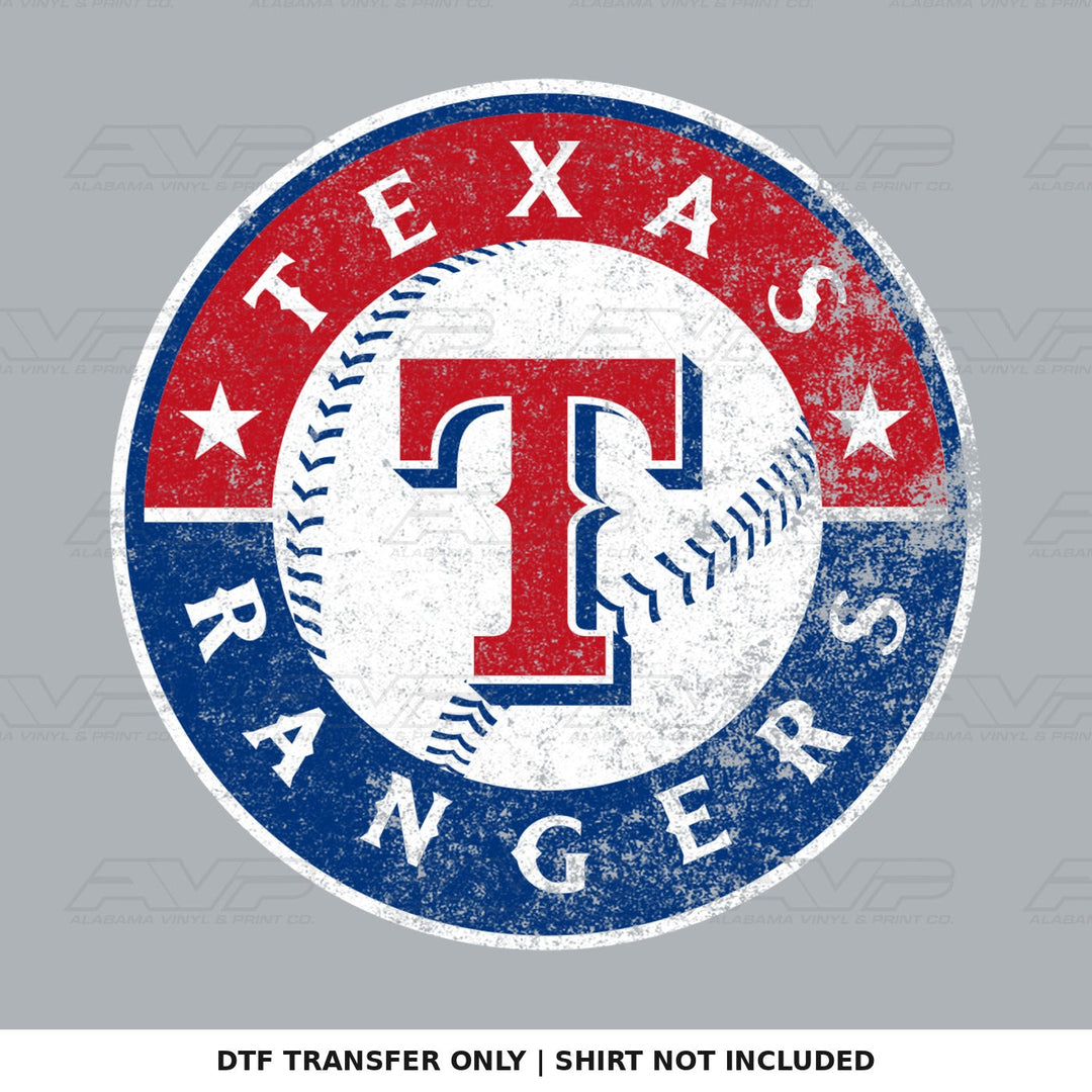Texas Rangers Baseball Seal Alabama Vinyl