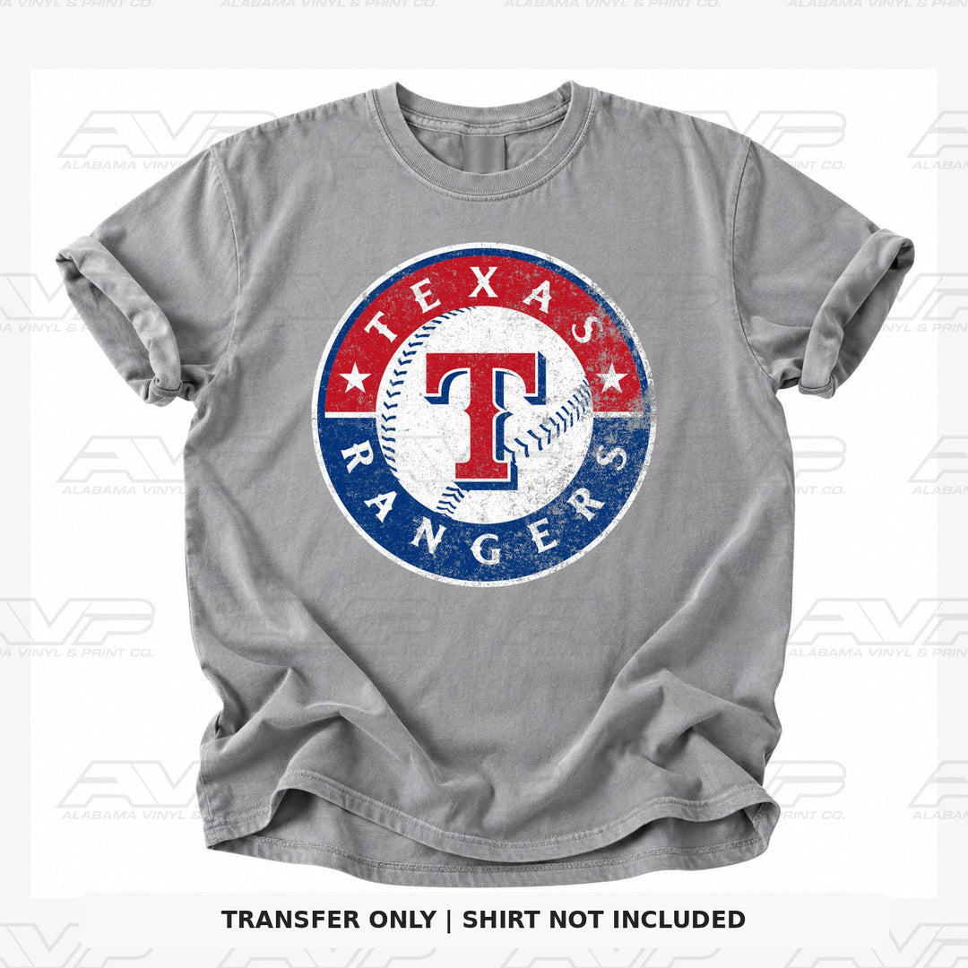 Texas Rangers Baseball Seal Alabama Vinyl
