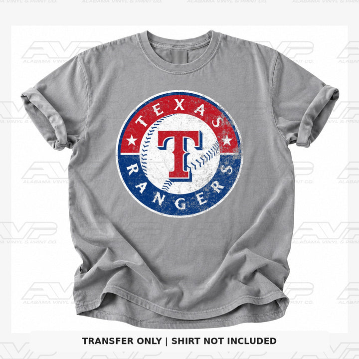 Texas Rangers Baseball Seal Alabama Vinyl