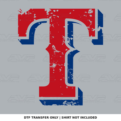 Texas Rangers Mascot Logo Alabama Vinyl