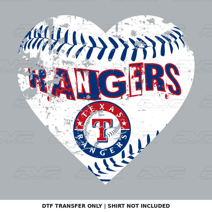 Texas Rangers Heart Alabama Vinyl