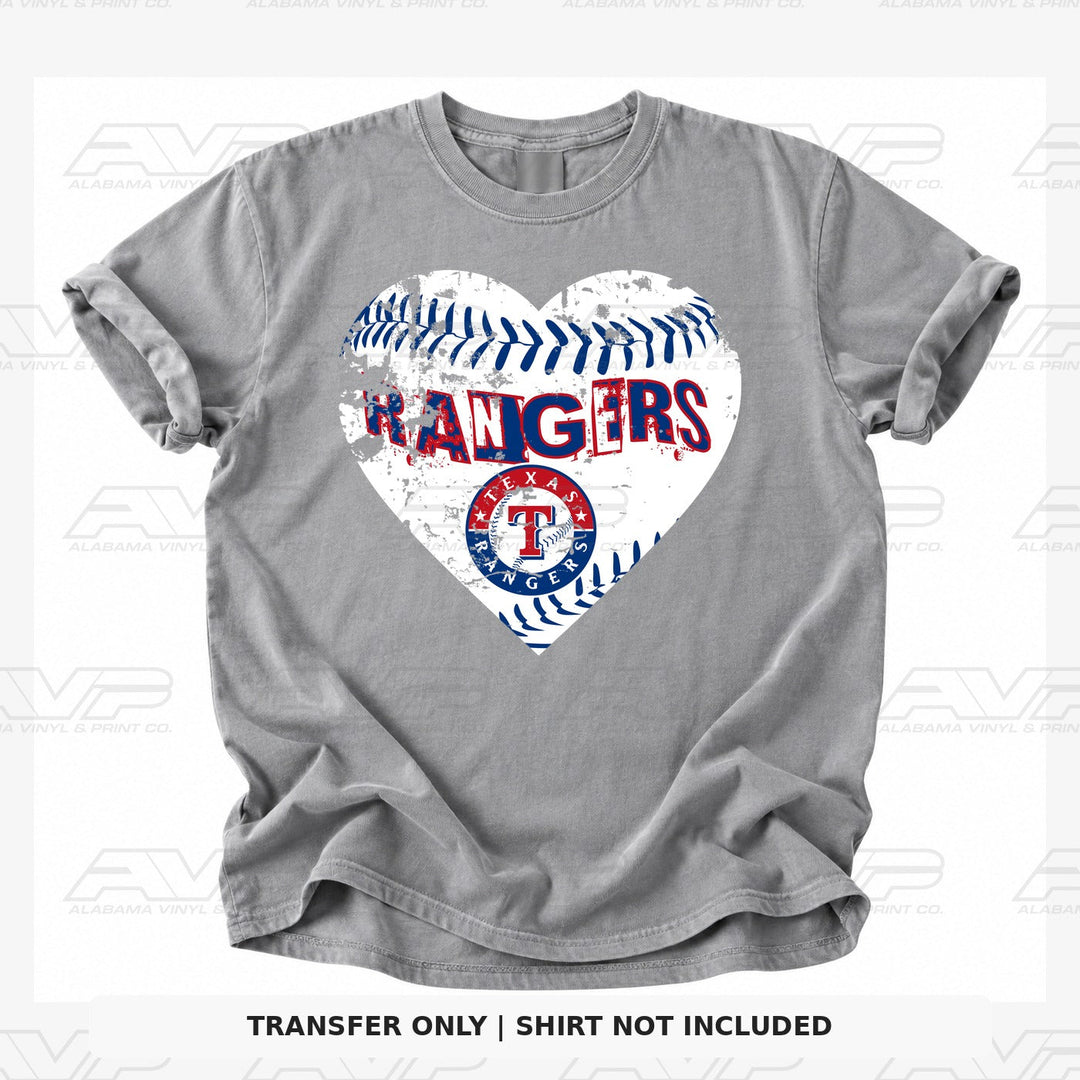 Texas Rangers Heart Alabama Vinyl