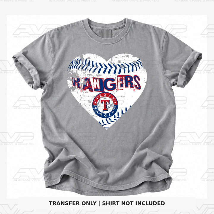 Texas Rangers Heart Alabama Vinyl