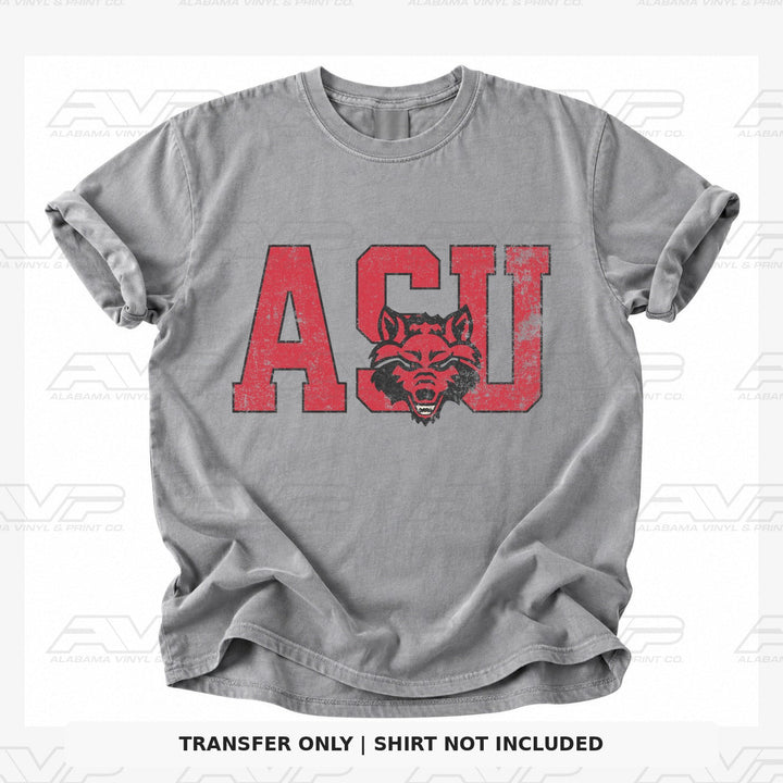 Arkansas State Red Wolves ASU Wolf Vintage Vibes Alabama Vinyl