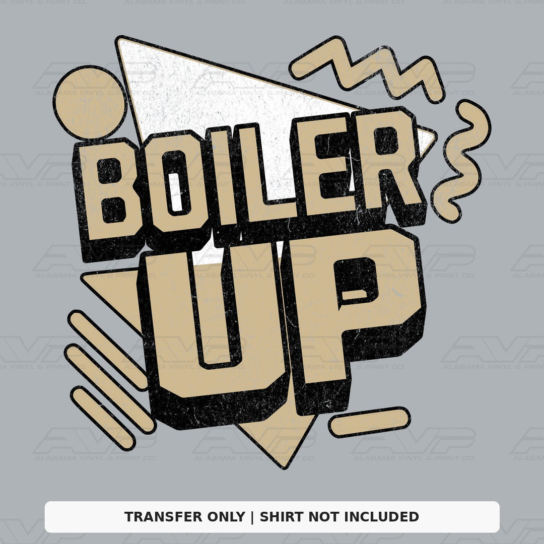 Purdue Boiler Up 80s Retro Alabama Vinyl