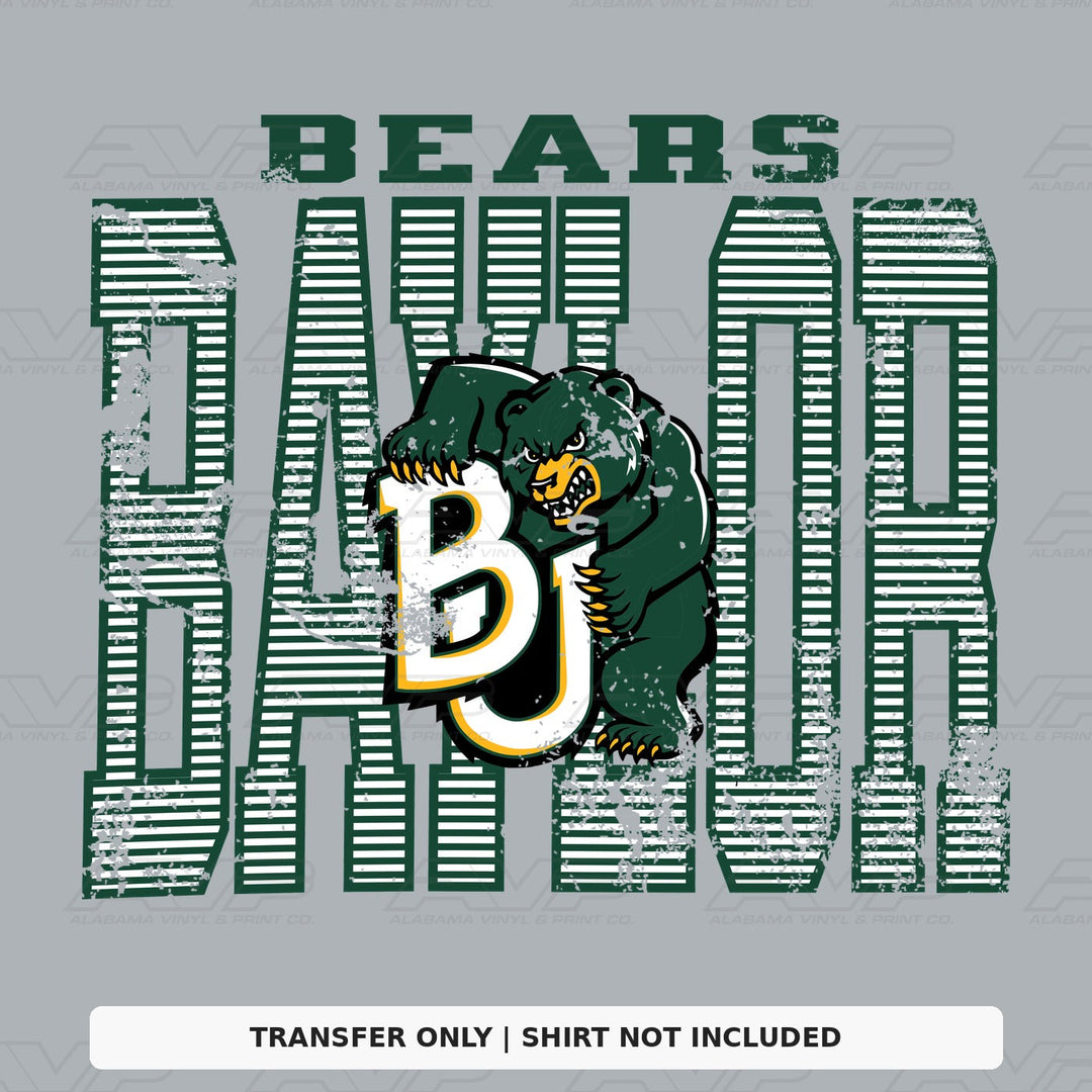 Baylor Stripes Alabama Vinyl